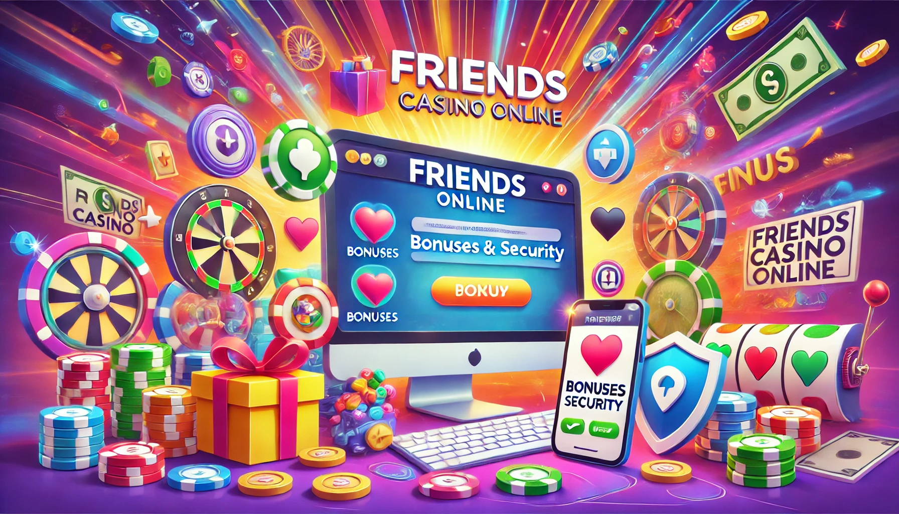 Акции и бонусы от Friends Casino: виды и условия получения