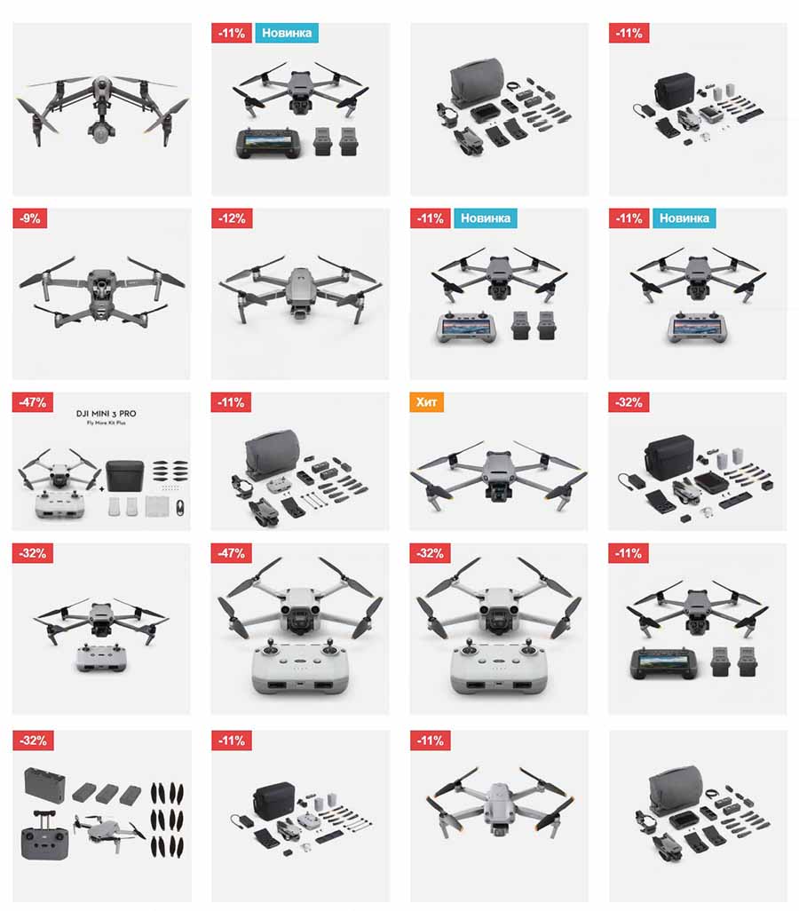 Преимущества квадрокоптеров Mavic